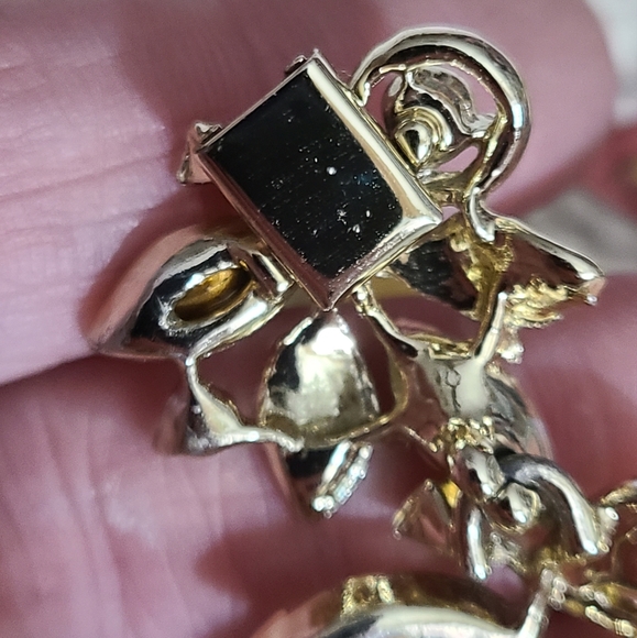 Vintage coro ? SET bracelet clip on earrings rhinestones looks NEW! VTG 50's MCM - Picture 13 of 16